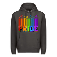 Smoke Pride Barcode Premium Hoodie - FaDigitalArtStudio