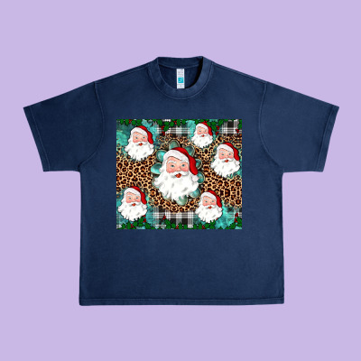 Santa Urban Heavy Tee Designed By Jahusdesignshop