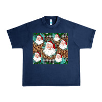 Navy santa Urban Heavy Tee - JahusDesignShop