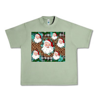 Oil Green santa Urban Heavy Tee - JahusDesignShop