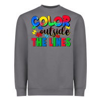 Storm Color outside the lines Heavyweight Sweatshirt - CowGirlArtShop