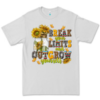 Dove Grey break your limits and outgrow yourself Premium Tee - NancyCooperArtShop