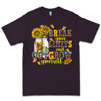 Plum break your limits and outgrow yourself Premium Tee - NancyCooperArtShop