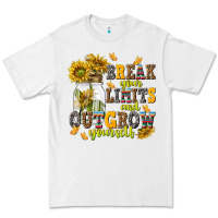 White break your limits and outgrow yourself Premium Tee - NancyCooperArtShop