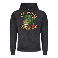 Vintage Black Merry Christmas Cactus Vintage Hoodie - Bettercallsaul