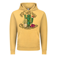 Vintage Mustard Merry Christmas Cactus Vintage Hoodie - Bettercallsaul