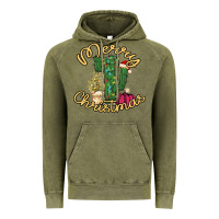 Vintage Olive Merry Christmas Cactus Vintage Hoodie - Bettercallsaul