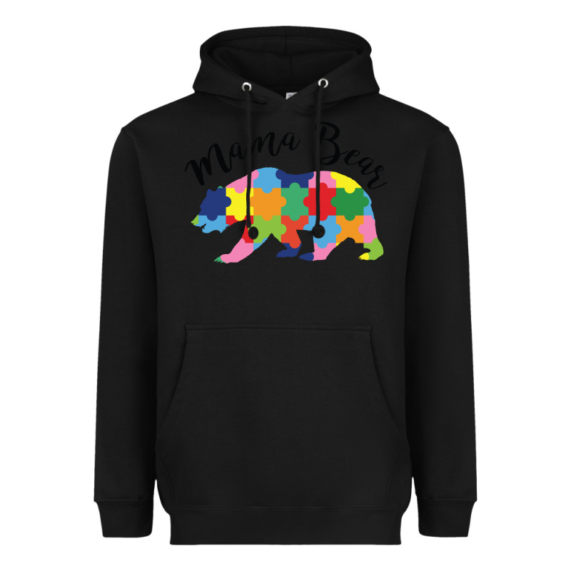 Mama Bear Heavyweight Hoodie by CowhideDigitalArt | Teevron