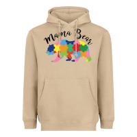 Mushroom mama bear Heavyweight Hoodie - CowhideDigitalArt