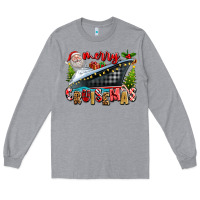 Heather Grey Merry Cruisemas Long Sleeve Tee - texasbilliewilder