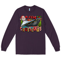 Plum Merry Cruisemas Long Sleeve Tee - texasbilliewilder