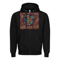 Black Leopard mama Zipper Hoodie - FaDigitalArtStudio