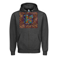 Charcoal Heather Leopard mama Zipper Hoodie - FaDigitalArtStudio