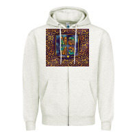 Oatmeal Heather Leopard mama Zipper Hoodie - FaDigitalArtStudio