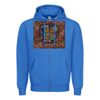 True Royal Leopard mama Zipper Hoodie - FaDigitalArtStudio
