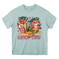 Arona cupids favorite lunch lady Heavy Core Tee - MaliasSmallBusiness