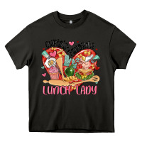 Asphalt cupids favorite lunch lady Heavy Core Tee - MaliasSmallBusiness