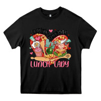 Black cupids favorite lunch lady Heavy Core Tee - MaliasSmallBusiness