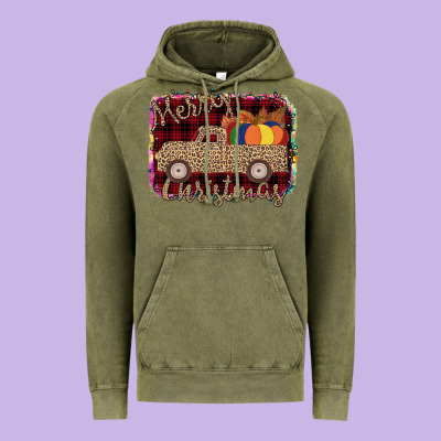 Merry Christmas Truck Vintage Hoodie Designed By Bettercallsaul