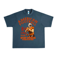 Midnight Navy American Football Urban Heavy Tee - Bettercallsaul