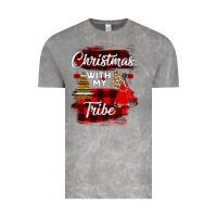 Cloud Rock Christmas With My Tribe Vintage Tee - Bettercallsaul