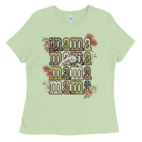 Mama Mama Mama Mama Western Flower Ladies Tee | Teevron