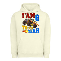 Pigment Pistachio i'am six truck yeah Urban Hoodie - Artiststas