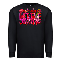 Black Mommy's Little Valentine Premium Sweatshirt - CowhideDigitalArt