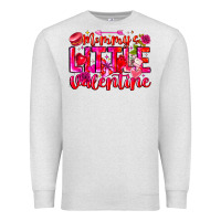 Oatmeal Heather Mommy's Little Valentine Premium Sweatshirt - CowhideDigitalArt