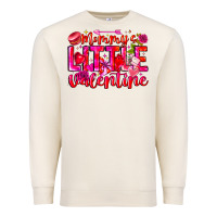 Sandshell Mommy's Little Valentine Premium Sweatshirt - CowhideDigitalArt