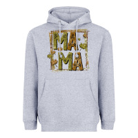 Heather Grey mama fall Heavyweight Hoodie - CowhideDigitalArt