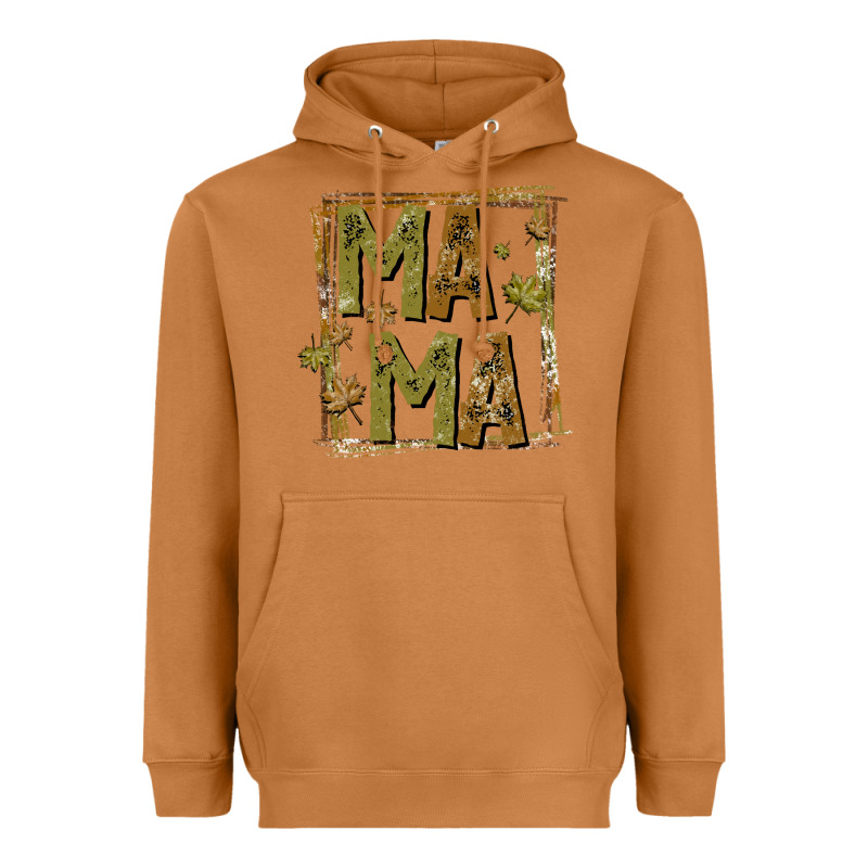 Mama Fall Heavyweight Hoodie by CowhideDigitalArt | Teevron