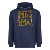 Navy mama fall Heavyweight Hoodie - CowhideDigitalArt