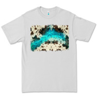Dove Grey turquoise, cowhide backgraund Premium Tee - JahusDesignShop
