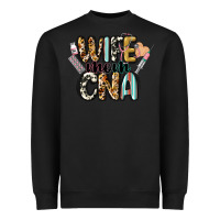 Black wife mom cna Heavyweight Sweatshirt - CowGirlArtShop