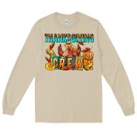Mushroom Thanksgiving crew Long Sleeve Tee - NancyCooperArtShop