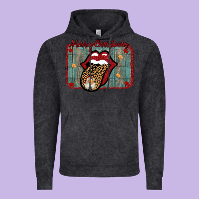 Merry Christmas Lips Santa Vintage Hoodie Designed By Bettercallsaul