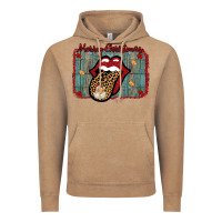 Vintage Coffee Merry Christmas Lips Santa Vintage Hoodie - Bettercallsaul