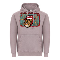 Vintage Zinc Merry Christmas Lips Santa Vintage Hoodie - Bettercallsaul