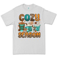 Dove Grey cozy season winter coffee cups Premium Tee - MaliasSmallBusiness