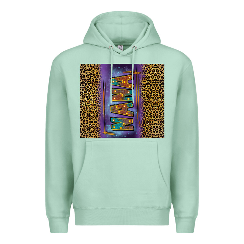 Leopard Nana Premium Hoodie by FaDigitalArtStudio | Teevron