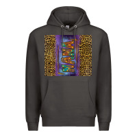 Smoke Leopard nana Premium Hoodie - FaDigitalArtStudio