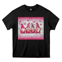 Black valentine's day gnomes Heavy Core Tee - MaliasSmallBusiness