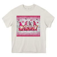 Cream valentine's day gnomes Heavy Core Tee - MaliasSmallBusiness