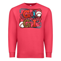Cardinal Baseball gigi leopard frame Premium Sweatshirt - LillyAllenDesigns