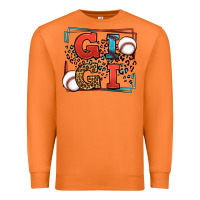 Carrot Baseball gigi leopard frame Premium Sweatshirt - LillyAllenDesigns