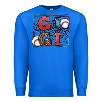 True Royal Baseball gigi leopard frame Premium Sweatshirt - LillyAllenDesigns