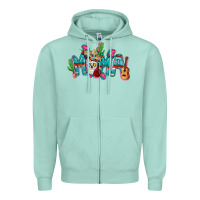 Seafoam Mexican mama Mother's Day Zipper Hoodie - FaDigitalArtStudio