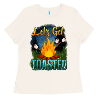 Bone lets get toasted Ladies Tee - NancyCooperArtShop