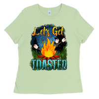 Matcha lets get toasted Ladies Tee - NancyCooperArtShop